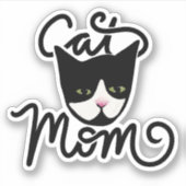 猫母 シール (正面)
