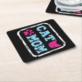 猫母 ペーパーコースター (アングル)