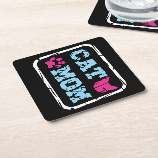 猫母 ペーパーコースター (アングル)