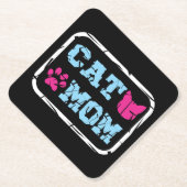 猫母 ペーパーコースター (正面)