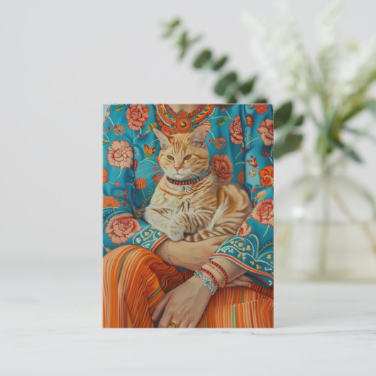 猫母 ポストカード (スタンド正面)