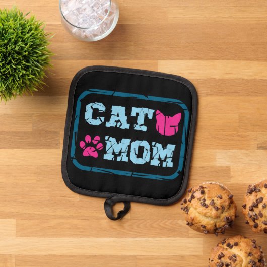 猫母 鍋敷き (トップダウン)