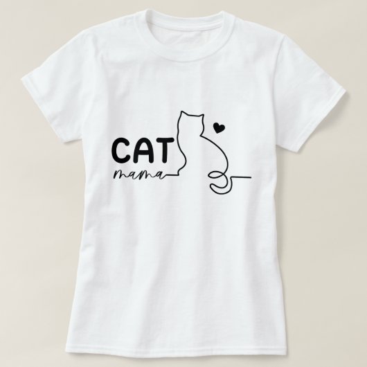 猫母 Tシャツ (デザイン正面)