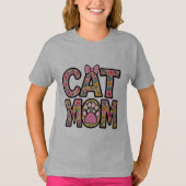 猫母 Tシャツ (正面)