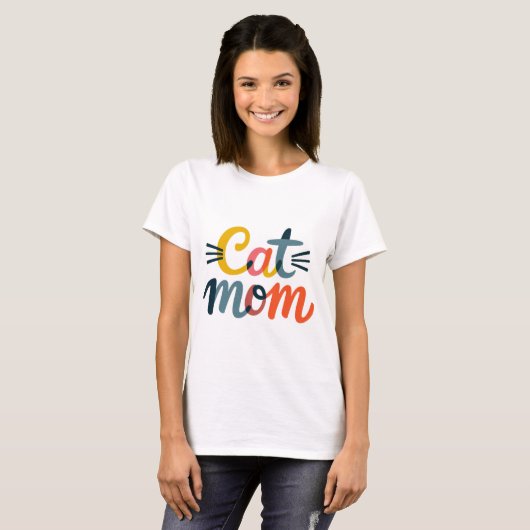 猫母 Tシャツ (正面フル)