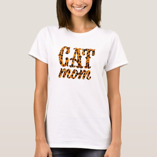 猫母 Tシャツ (正面)