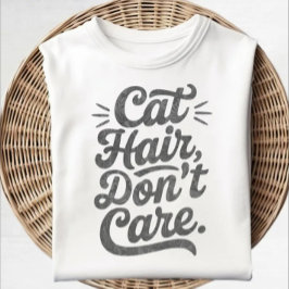 猫毛気にDont Shirt Tシャツ