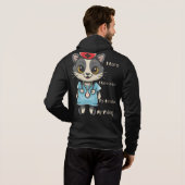 猫気にナース：私のモノ パーカ (裏面フル)