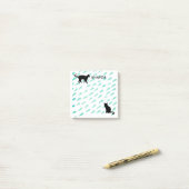 猫水彩デザインカスタムpost it note ポストイット (デスク上)