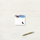 猫水彩デザインカスタムpost it note ポストイット (デスク上)