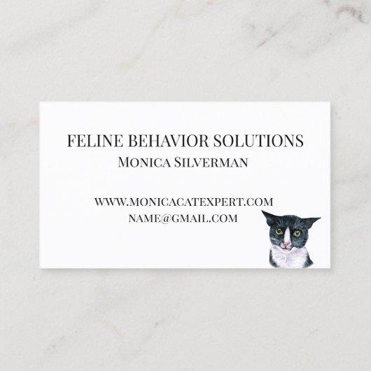 猫水彩事業 名刺 (裏面)