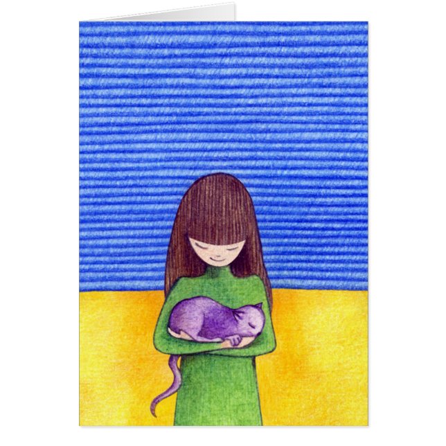 猫水溜めカード (正面)