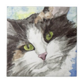 猫水色 タイル (正面)