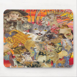 猫沢山のmousepad マウスパッド
