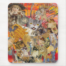 猫沢山のmousepad