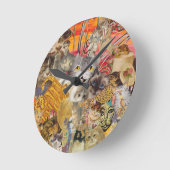 猫沢山 ラウンド壁時計 (傾斜)