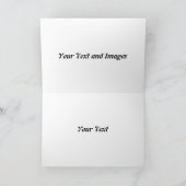 猫泥棒のバレンタインカード（カスタマイズ） カード (内部)