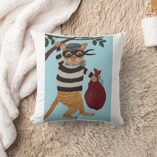 猫泥棒 クッション (ブランケット)