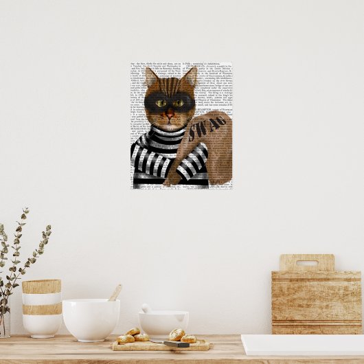 猫泥棒 ポスター (キッチン)