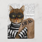 猫泥棒 ポストカード (正面)