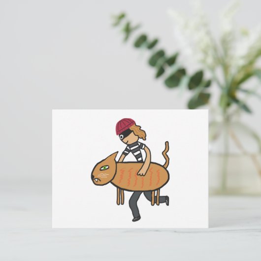 猫泥棒 ポストカード (スタンド正面)