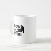 猫派か否か おもしろマグカップ コーヒーマグカップ (正面左)