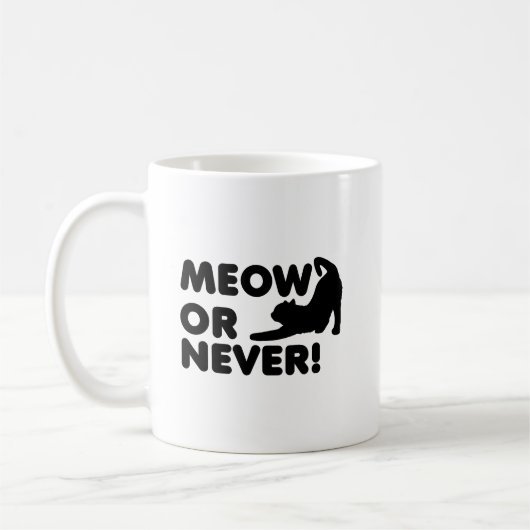 猫派か否か おもしろマグカップ コーヒーマグカップ (左)