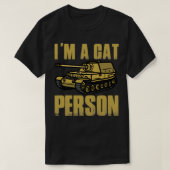 猫派だ Tシャツ (デザイン正面)