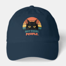 猫派のためのパーカー Not Today People Cat Hoodie - 面白い内向的な猫