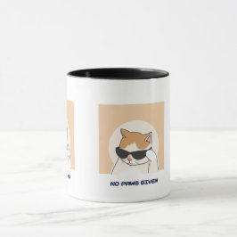 猫派のためのマグカップ No Paws Given Mug マグカップ