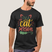 猫派ギフト Tシャツ (正面)