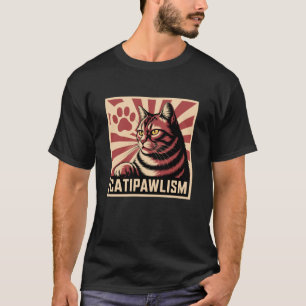 猫派主義 楽しい猫好き ミーム ソ連 ダジャレ 子猫 Tシャツ