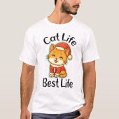 猫派必見のTシャツ 猫が好きすぎる人へ Tシャツ (正面)