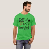 猫派必見!猫+ペット+動物の名言 少年 Tシャツ (正面フル)
