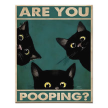 猫浴室壁おもしろいサインプリント