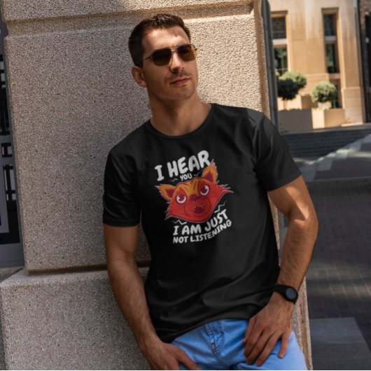 猫漫画おもしろい動物 Tシャツ