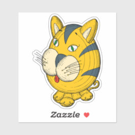 猫漫画クリップアート シール