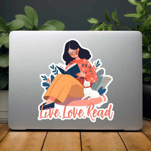 猫漫画読かわいい女の本カスタム集 シール