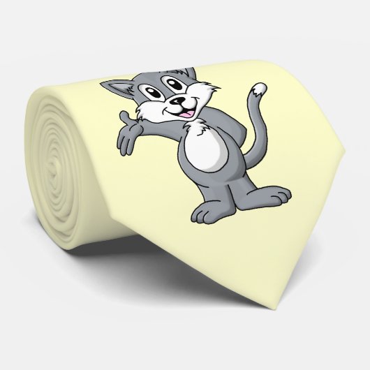 猫漫画 ネクタイ (ロール)