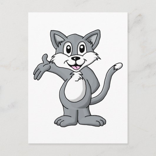 猫漫画 ポストカード (正面)