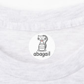 猫漫画 ラベル (貼付)