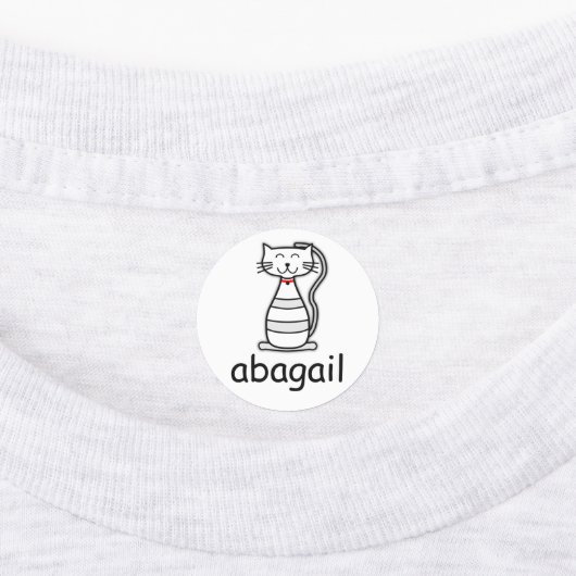 猫漫画 ラベル (貼付)