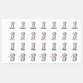 猫漫画 ラベル (シート)