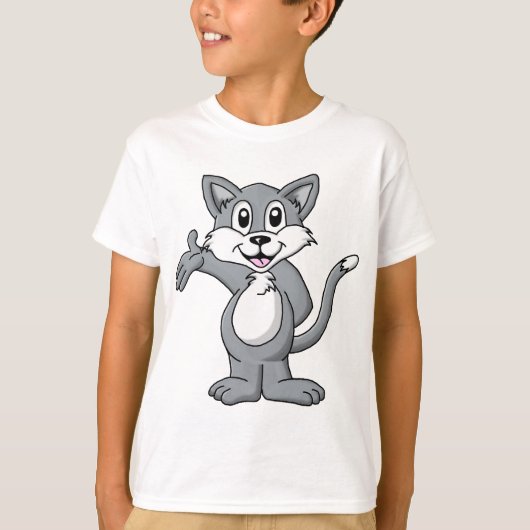 猫漫画 Tシャツ (正面)