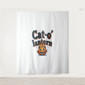 猫灯篭 タペストリー (正面)