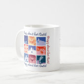 猫熱狂するについて コーヒーマグカップ (正面左)