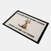 猫熱狂するドアマット ドアマット (アングル)