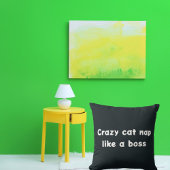 猫熱狂する昼寝かわいいボスモダン クッション