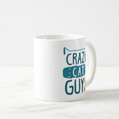 猫熱狂する男 コーヒーマグカップ (正面右)