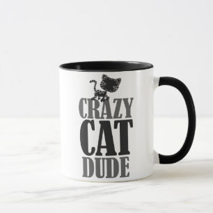 猫熱狂する野郎 マグカップ